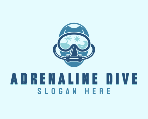 Scuba Diving League logo design