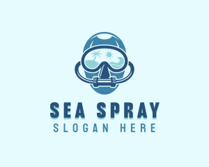 Scuba Diving League logo design