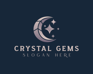 Moon Stars Jewelry logo design