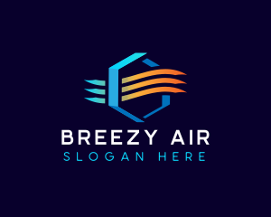 Air Conditioning Wind Airflow  logo design