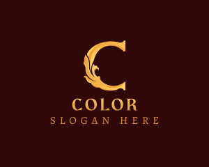 Golden - Elegant Luxury Letter C logo design