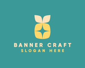 Flower Yellow Petals  logo design