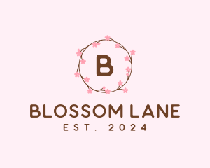 Cherry Blossom Flower logo design