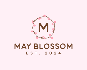 Cherry Blossom Flower logo design