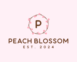 Cherry Blossom Flower logo design