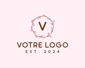 Spring - Cherry Blossom Flower logo design