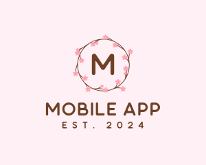 Spring - Cherry Blossom Flower logo design