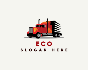 Haulage - Truck Logistics Forwarding logo design