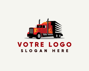 Express - Truck Logistics Forwarding logo design
