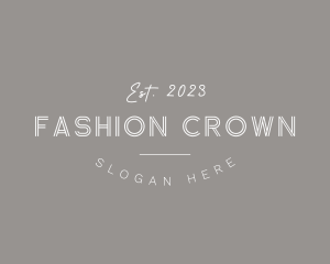 Fashion Shop Business logo design