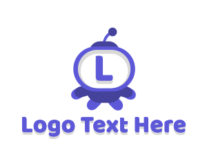 Video Games - Floating Astronaut Letter logo design