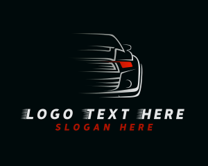 White - Fast White Automotive Car logo design