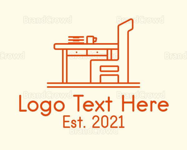 Office Table Chair Logo