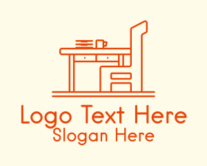 Office Table Chair Logo