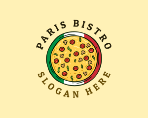 Italian Pizzeria Pizza logo design