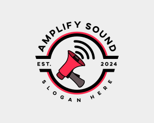 Megaphone - Megaphone Broadcast Speaker logo design