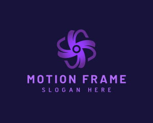 Propeller Motion Fan logo design