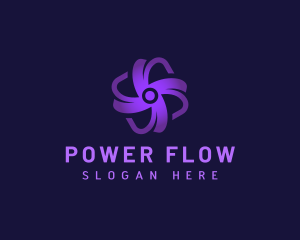 Propeller Motion Fan logo design