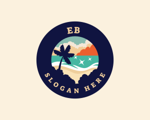 Tourism - Outdoor Beach Shore logo design