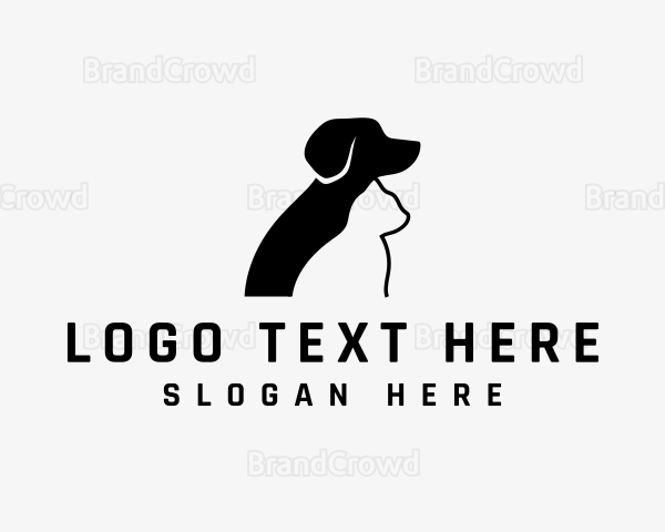 Dog Cat Vet Logo