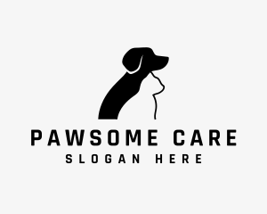 Dog Cat Vet logo design