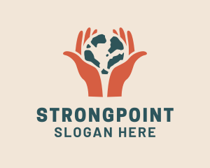 Orphanage - Globe Hand Foundation logo design