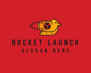 Rocket - Rocket Powered Bird logo design