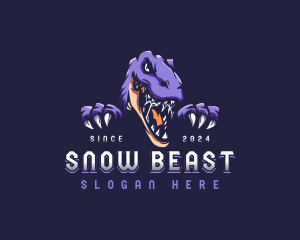 Dinosaur Beast Gaming logo design