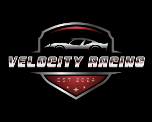 Car Racing Automobile logo design