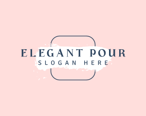 Elegant Paint Brush logo design