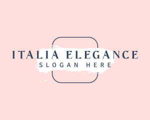 Elegant Paint Brush logo design