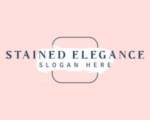 Elegant Paint Brush logo design