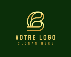 Golden Finance Company Letter B Logo