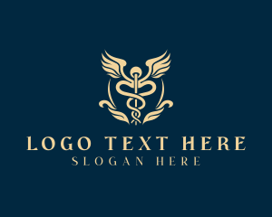 Hospital - Medical Caduceus Telemedicine logo design
