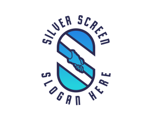 Helping Hand Letter S Logo