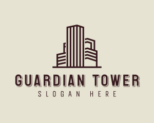 Real Estate Condominium Tower logo design