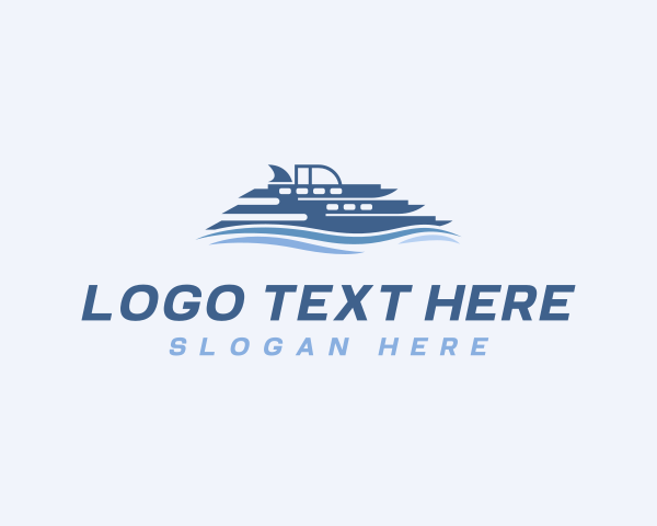 Ferry - Boating Cruise Ferry logo design