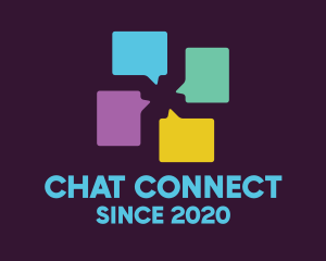 Chatting - Group Chat Application logo design