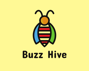 Bumblebee - Tropical Bee Insect Bug logo design