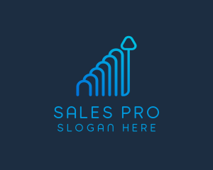 Arrow Sales Finance logo design