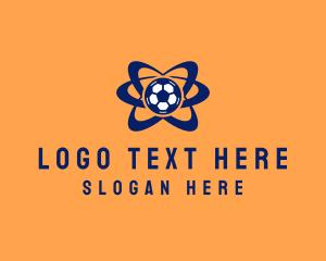 Sports Team - Soccer Ball Orbit logo design