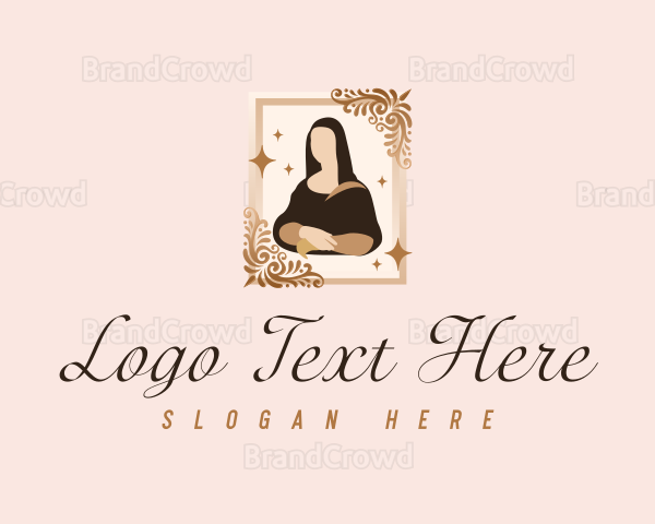 Portrait Art Painting Logo