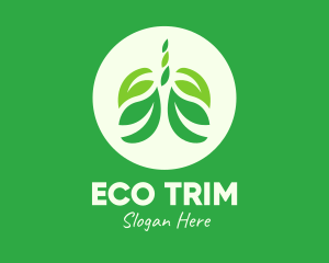 Green Eco Lungs logo design