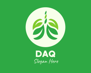 Green Eco Lungs logo design