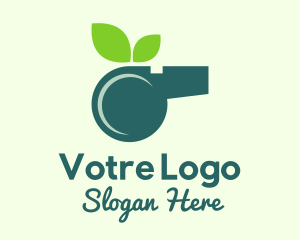 Eco Leaf Whistle  Logo