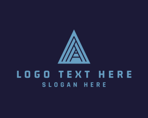 Triangle - Generic Company Letter A logo design