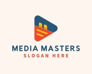 Media - Factory Media Player logo design