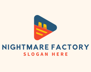 Factory Media Player logo design