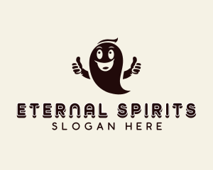 Halloween Ghost Spirit logo design