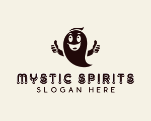 Paranormal - Halloween Ghost Spirit logo design